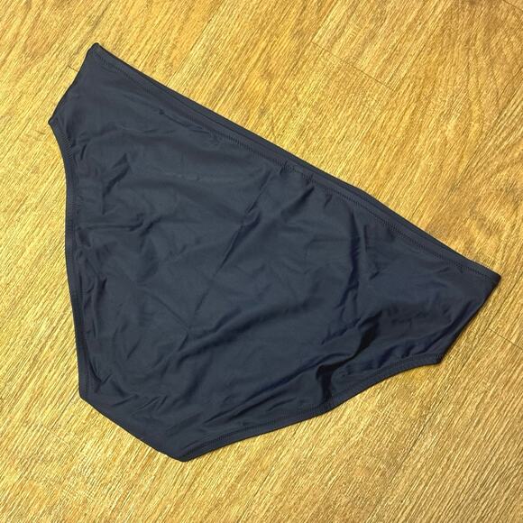 J. Crew Navy Blue Full Coverage Bikini Bottom Briefs Size XXL - Picture 5 of 8